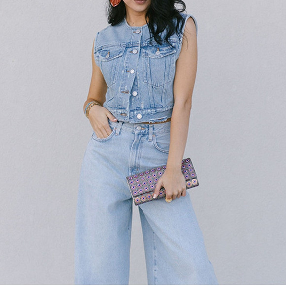 AGOLDE Leo Denim Vest - Picture 4 of 8